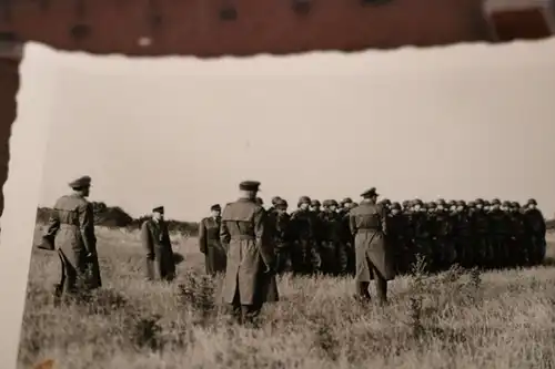 tolles altes Foto -  frühe Bundeswehr - Tarnanzüge - 50-60er Jahre ?