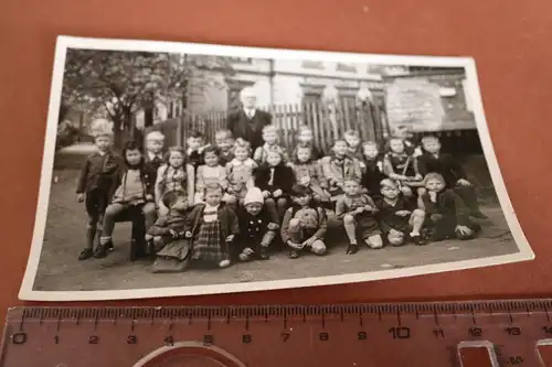 tolles altes Foto - Schulklasse  Krümmeler Schule  20-30er Jahre ???