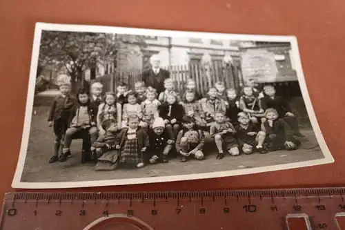 tolles altes Foto - Schulklasse  Krümmeler Schule  20-30er Jahre ??? 
