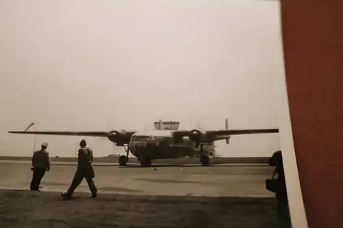 tolles altes Foto -  Flugzeug Luftwaffe - Nord Noratlas