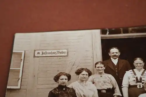 tolles altes  Foto auf Pappe - Hofbräuhaus Wolters - Eigentümer ? 1880-1910 ??