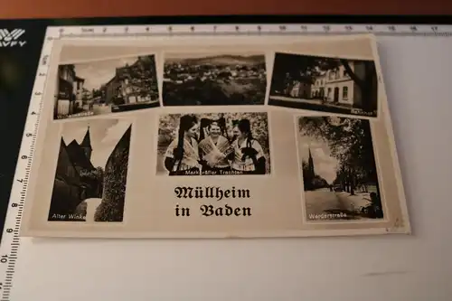 tolle alte Karte -   Müllheim in Baden  Ansichten - 1942