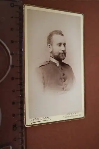 tolles altes Foto CDV Portrait eines Soldaten - Metz