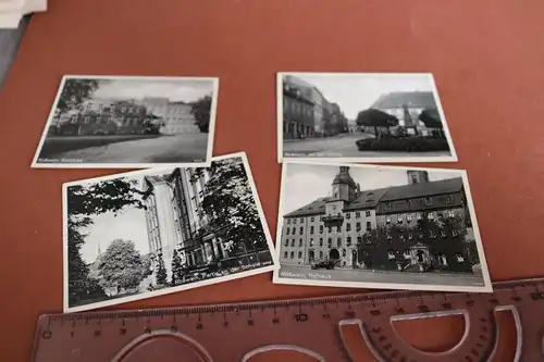 vier tolle alte Souvenierfotos - Roßwein Sachsen - 