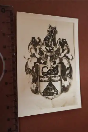 tolles altes Foto - Wappen - Heraldik -  Ort ??    Wilhelmshaven 