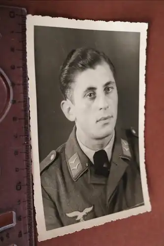tolles altes Foto - Portrait eines Soldaten - Luftwaffe