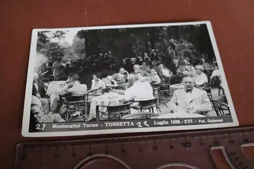 tolles altes Foto - Montecatini Terme - Torretta Luglio 1938 - Italien