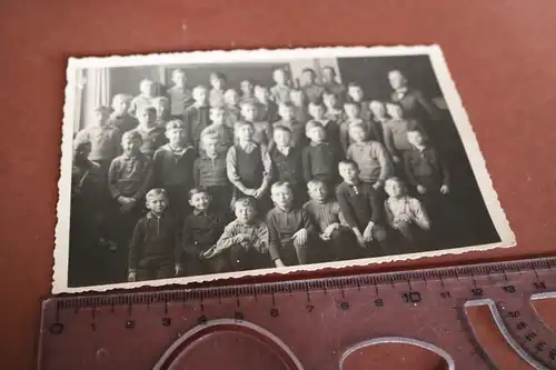 tolles altes Foto - Schulklasse Knabenschule ? -  1920-30 ??? Ort ???