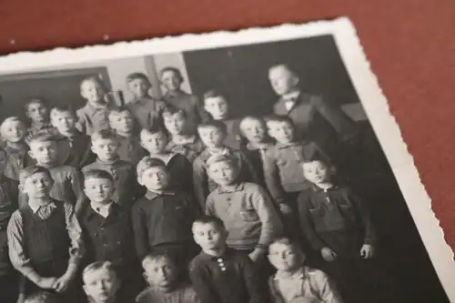 tolles altes Foto - Schulklasse Knabenschule ? -  1920-30 ??? Ort ???