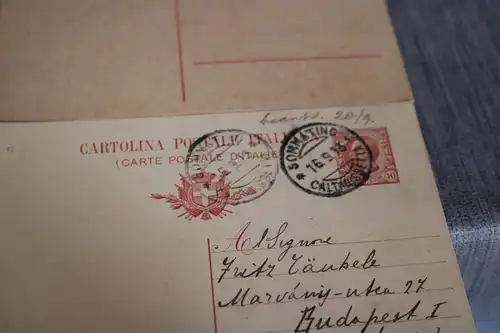 neun alte Postkarten - vers. Länder 1910-20 ???