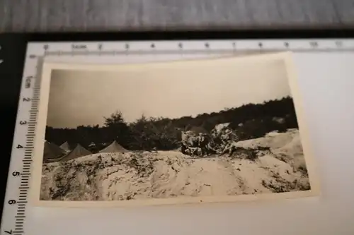 tolles altes Foto - Gruppe Pimpfe - Jugend im Zeltlager 