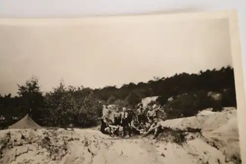 tolles altes Foto - Gruppe Pimpfe - Jugend im Zeltlager