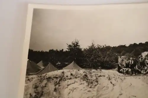 tolles altes Foto - Gruppe Pimpfe - Jugend im Zeltlager