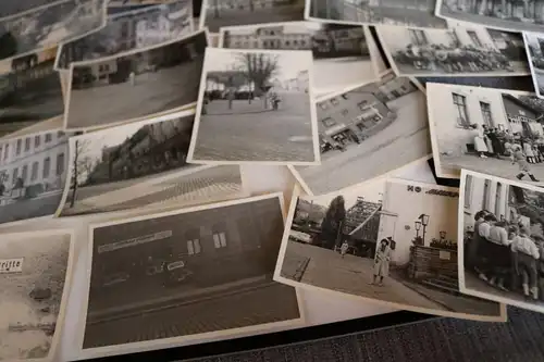 27 tolle alte Fotos - Gebäude Personen Sachen Umgebung Marienberg ? 50-60er Jahr
