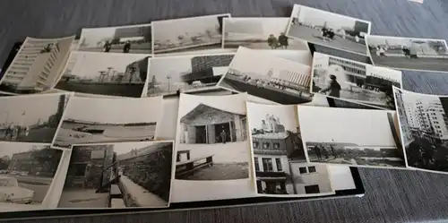 18 tolle alte Fotos - Gebäude Personen  Interhotel - Springbrunnen - DDR - Ort ?