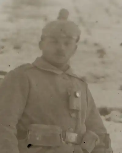 zwei tolle alte Glasnegative eines Soldaten - Pickelhaube - 1. Weltkrieg