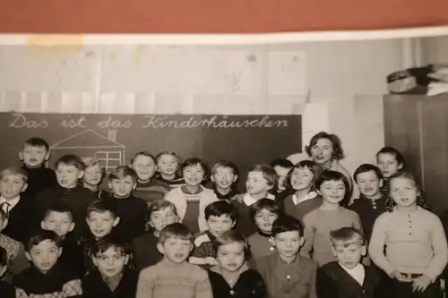 tolles altes Foto - Schulklasse  Klassenraum  Berlin - 50-60er Jahre ?