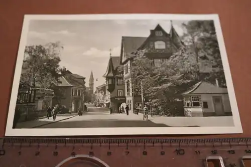 tolle alte Karte - Meiningen Stadteingang - 1957