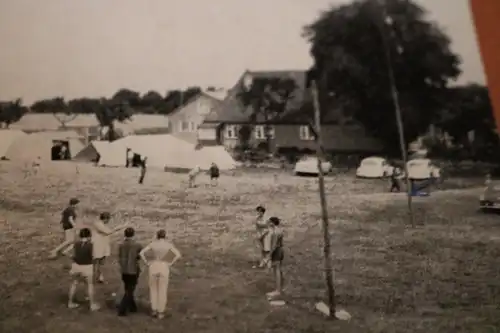 tolle alte Karte - Zeltlager ev. Jugend - Offendorf - 1971