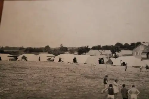 tolle alte Karte - Zeltlager ev. Jugend - Offendorf - 1971