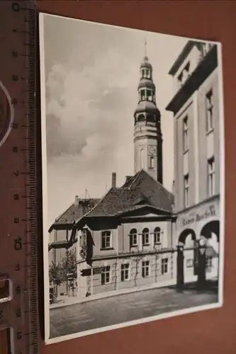tolle alte FotoKarte - Grünberg in Schlesien Rathaus 30-40er Jahre ??