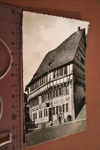 tolle alte Karte - Luftkurtort Stolberg Rathaus - 50-60er Jahre