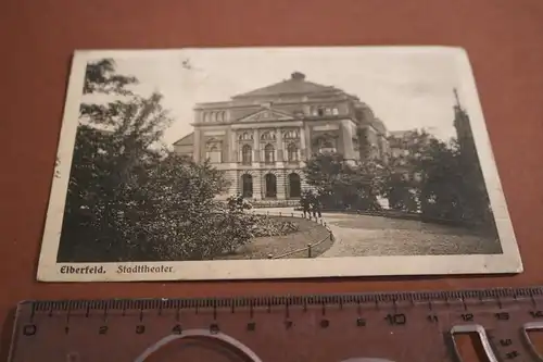 tolle alte Karte - Elberfeld Stadtheater  20er Jahre