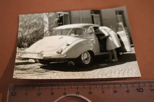tolles altes Foto - Oldtimer Heck DKW Auto Union 1000 S  60er Jahre ?