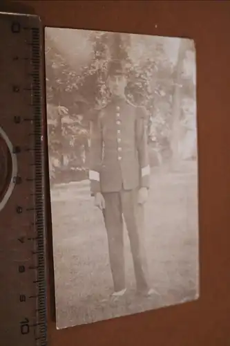 tolles altes Foto - französischer Soldat ? - 1905 mit Epauletten