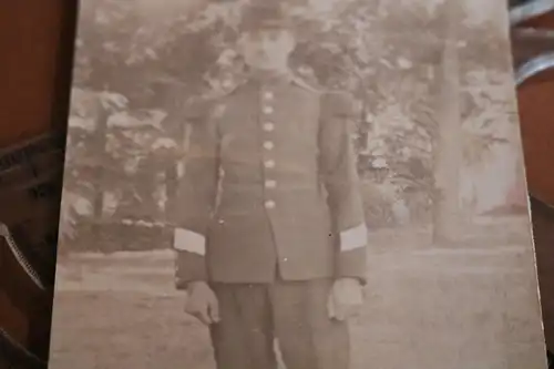 tolles altes Foto - französischer Soldat ? - 1905 mit Epauletten