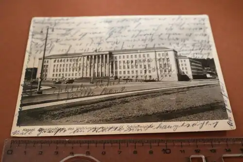 tolle alte Karte - Kassel - Dienstgebäude des Wehrkreiskommandos IX.  1941
