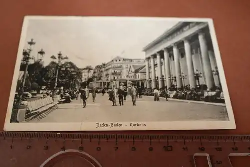 tolle alte Karte - Baden Baden  Kurhaus  1924