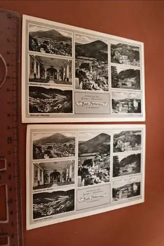 zwei tolle alte Karten - Ansichten Bad Peterstal   50er Jahre