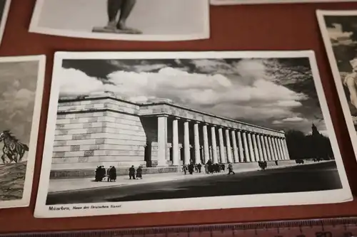 acht tolle alte Karten - Haus der Kunst - München - Kunstwerke und Gebäude