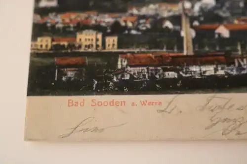 tolle alte Karte - Bad Sooden a. Werra   1904