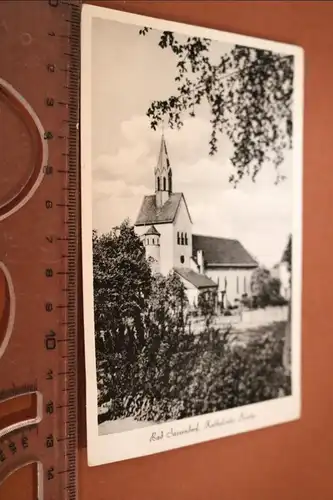 tolle alte Karte - Bad Sassendorf - Katholische Kirche  1956