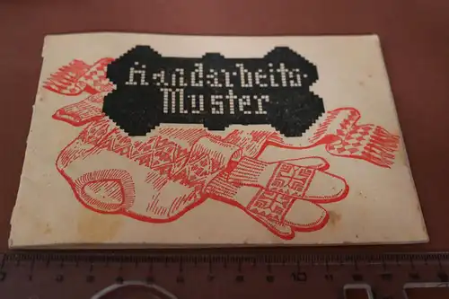 tolles altes  Heftchen - Handarbeits-Muster  Verlag Willy Krauss - 20-40er Jahr 