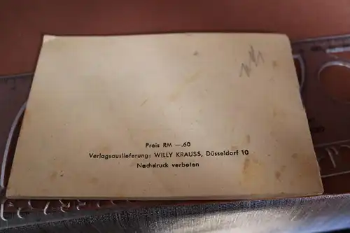 tolles altes  Heftchen - Handarbeits-Muster  Verlag Willy Krauss - 20-40er Jahr