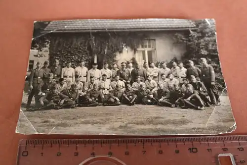 tolles altes Foto - Gruppenfoto - Soldaten der Luftwaffe 
