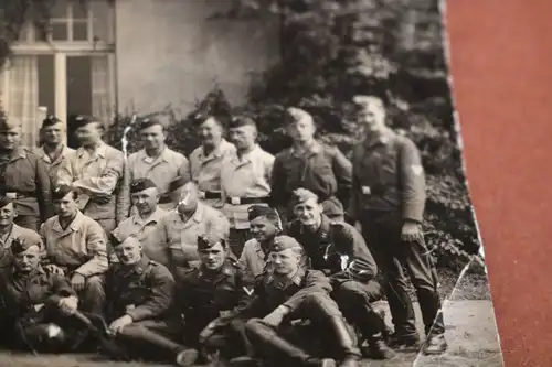 tolles altes Foto - Gruppenfoto - Soldaten der Luftwaffe