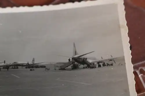 tolles altes Foto - Flughafen Fuhlsbüttel - 1956