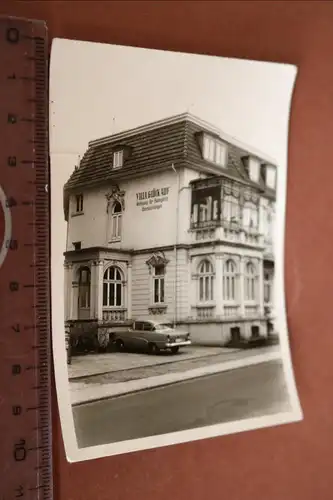 tolles altes Foto  Gebäude Villa Glück auf  60er Jahre -  Bad Oeynhausen