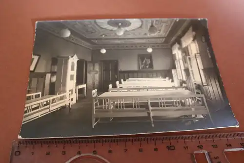 tolles altes Foto - Eßsaal mir nicht bekannte Einrichtung - 30-40er Jahre
