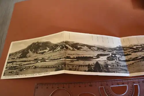 tolle alte Panorama-Postkarte - Bihlersdorf - Seifriedsberg