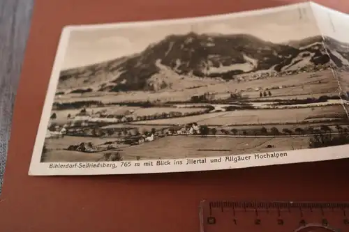 tolle alte Panorama-Postkarte - Bihlersdorf - Seifriedsberg