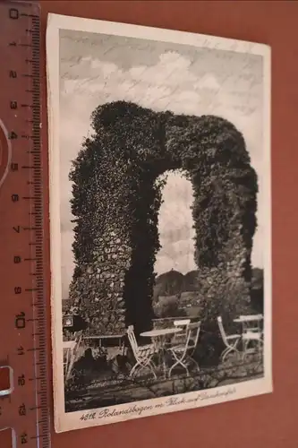 tolle alte Karte -  Rolandsbogen mit Blick auf Drachefels 30er Jahre 