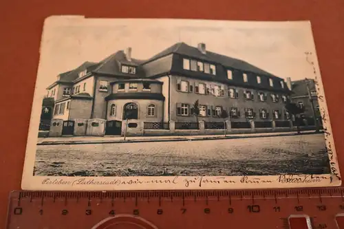 tolle alte Karte -  Eisleben - Altersheim - 1930 