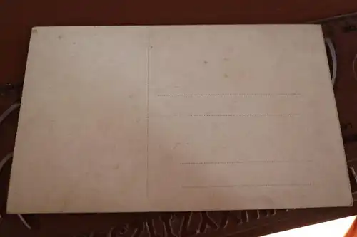 tolle alte Karte -  Wachsoldat schreibt Brief an Familie