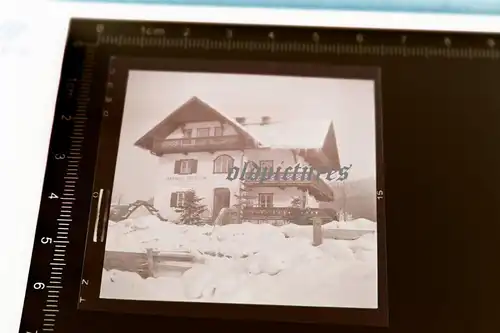 tolles altes Negativ - Gebäude Landhaus Seeblick - 30-40er Jahre ??