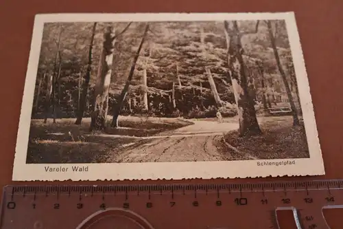 tolle alte Karte - Vareler Wald  Schlengelpfad - 1926